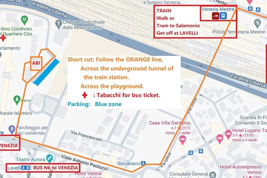 Casa Abi Mestre火车站宁静便捷整套公寓 Venice